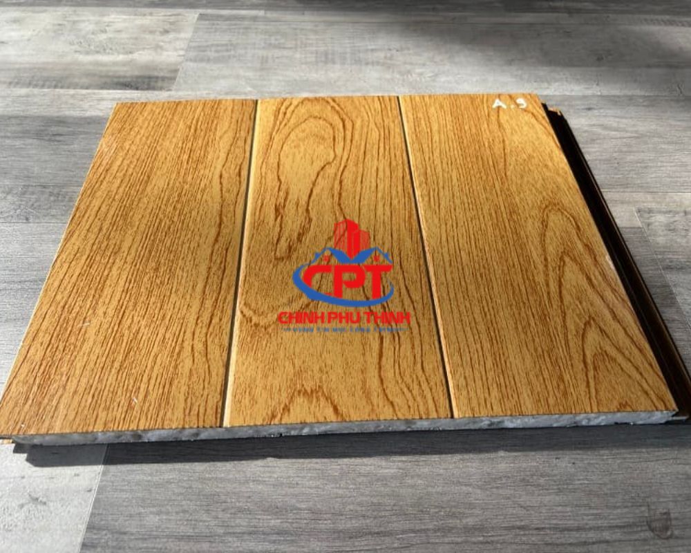 tôn xốp trần vân gỗ